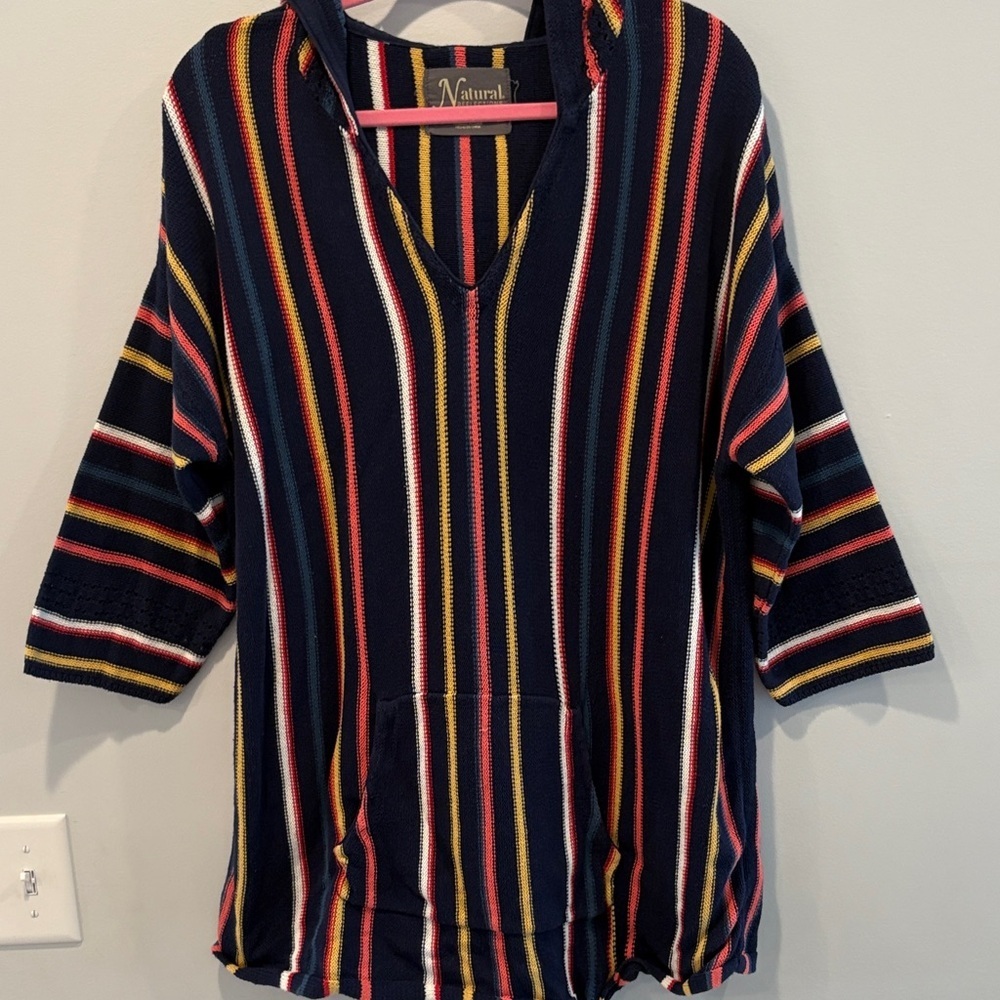 Natural Reflections Multicolor Striped Sweater